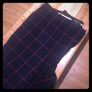 Ann Taylor- Plaid Pants Curvy Size 12